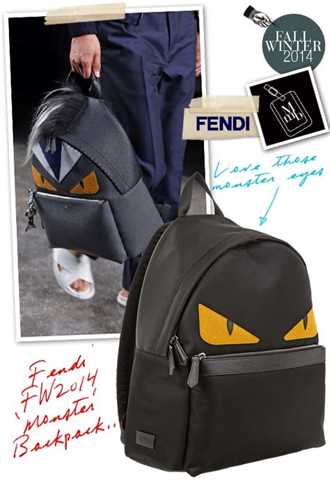 fendi bag bugs men|fendi bag bugs monster backpack.